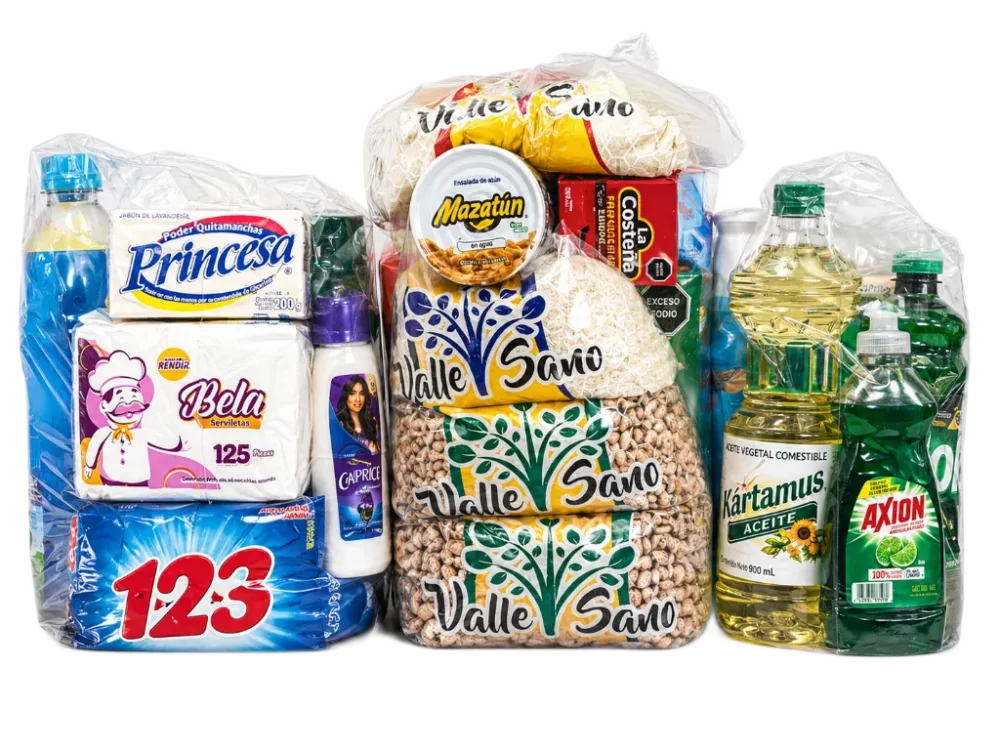 Despensa Navideña de DILSA para empresas en Gómez Palacio: bolsas con abarrotes, limpieza y aceite